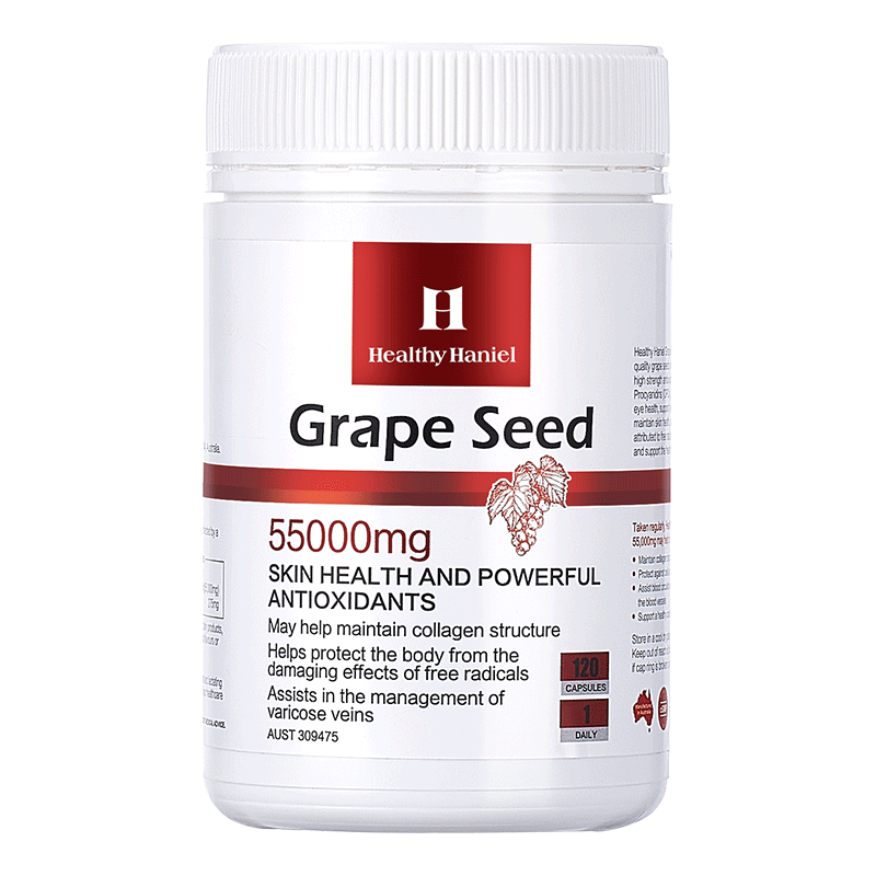 Healthy Haniel Grape Seed 55000mg 120capsules