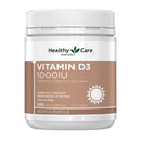 Healthy Care Vitamin D3 1000IU 500 Capsules