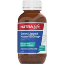 Nutra Life Green Lipped Mussel 850mg 90 Capsules