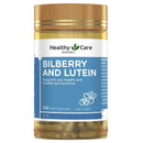 Healthy Care Bilberry & Lutein 120 Capsules