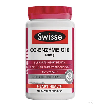 Swisse Co-Enzyme Q10 180 Capsules