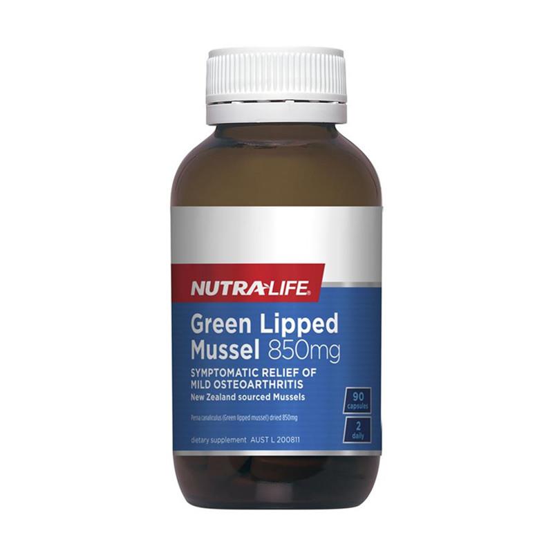 Nutra Life Green Lipped Mussel 850mg 90 capsules