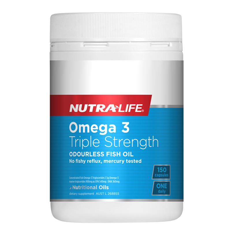 Nutra Life OceanClean Triple Strength Omega 3 150 Capsules