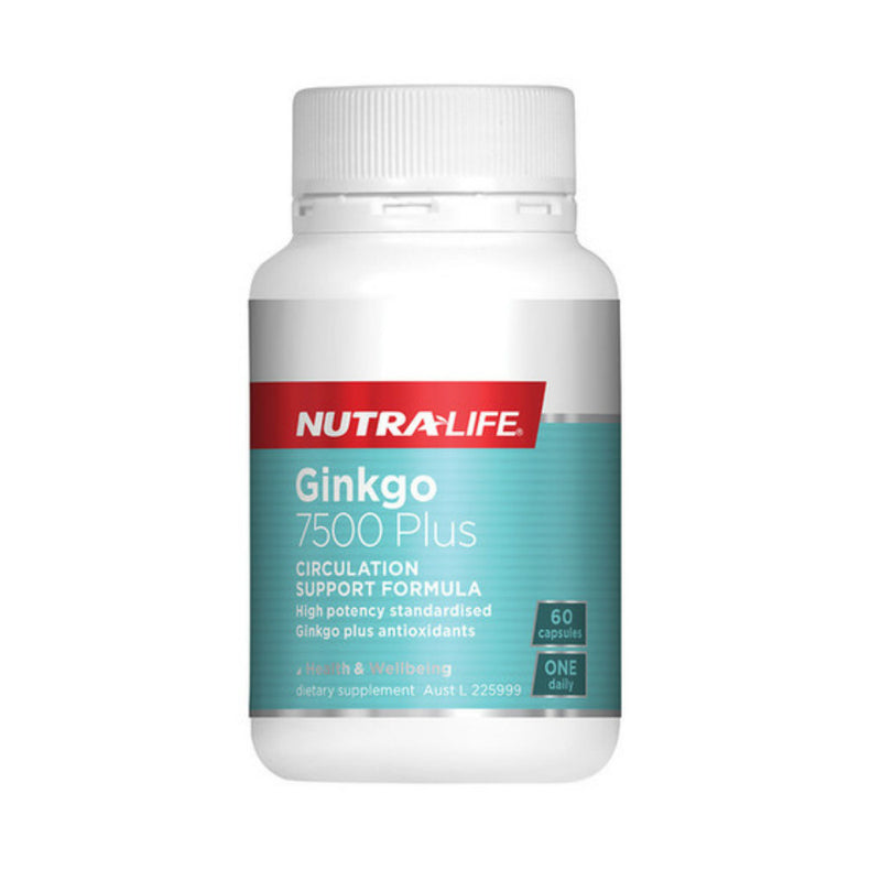 Nutra Life Ginkgo 7500 60 Capsules