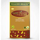 Wealthy Health Dark Organic Propolis 2000 365 Capsules