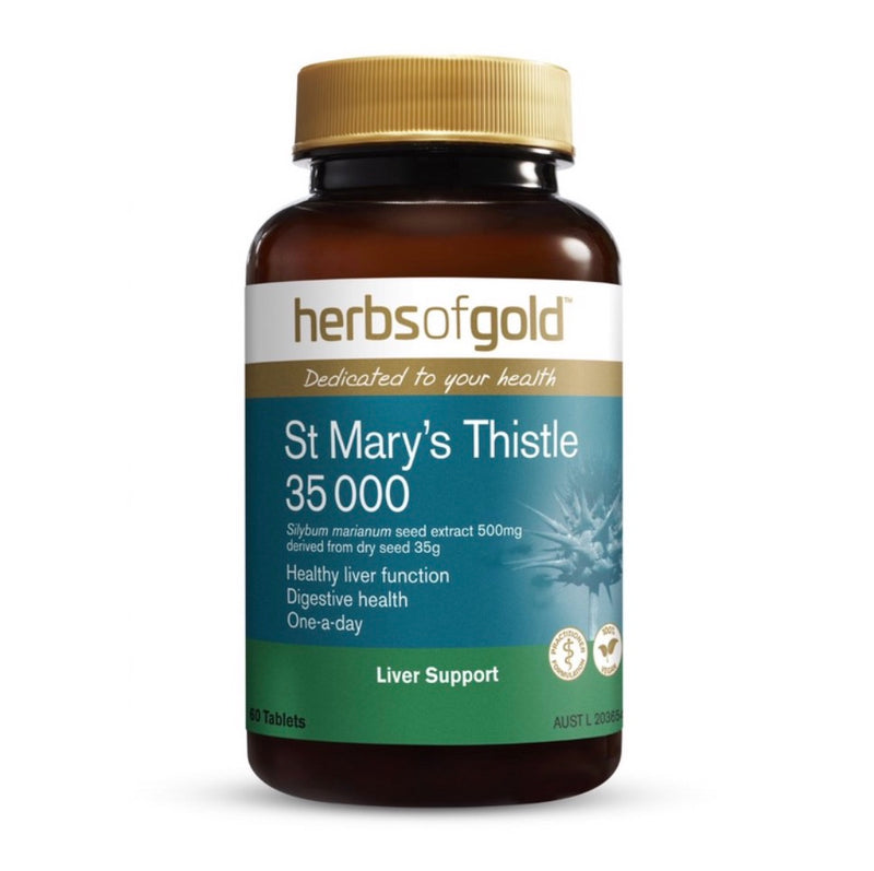 Herbs of Gold St Marys Thistle 35000 60 Tablets