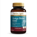 Herbs of Gold Ginkgo Biloba 6000 120 Capsules